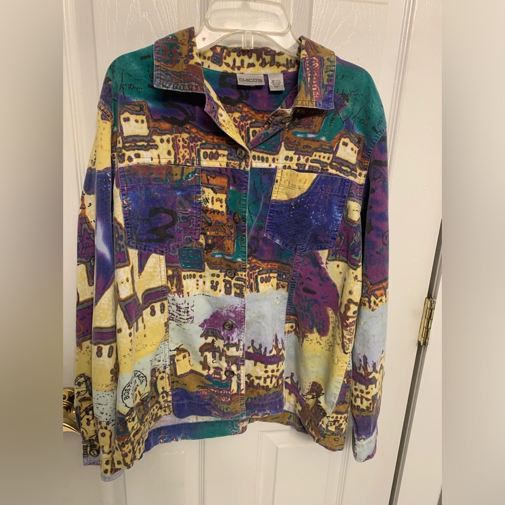 Chicos Medium Button Down - image 1